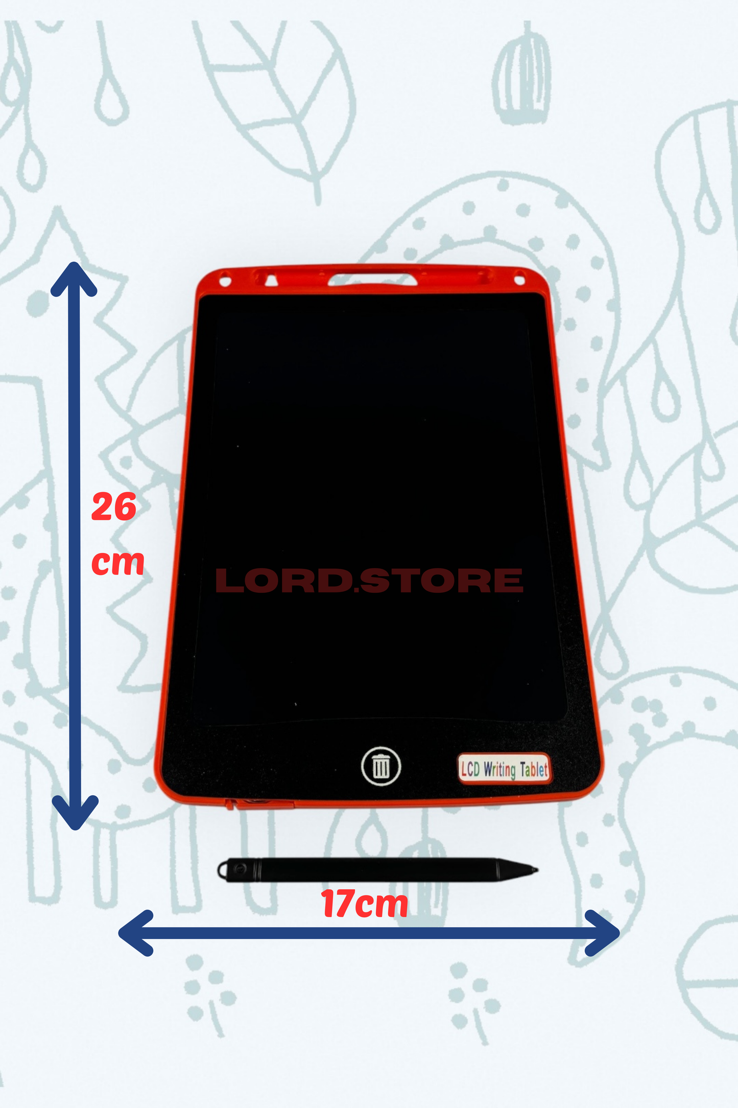 Hediyelik Renkli Writing Tablet Lcd 10Inç Kalemli Çizim Yazı Tahtası Not Yazma Eğitim Tableti
