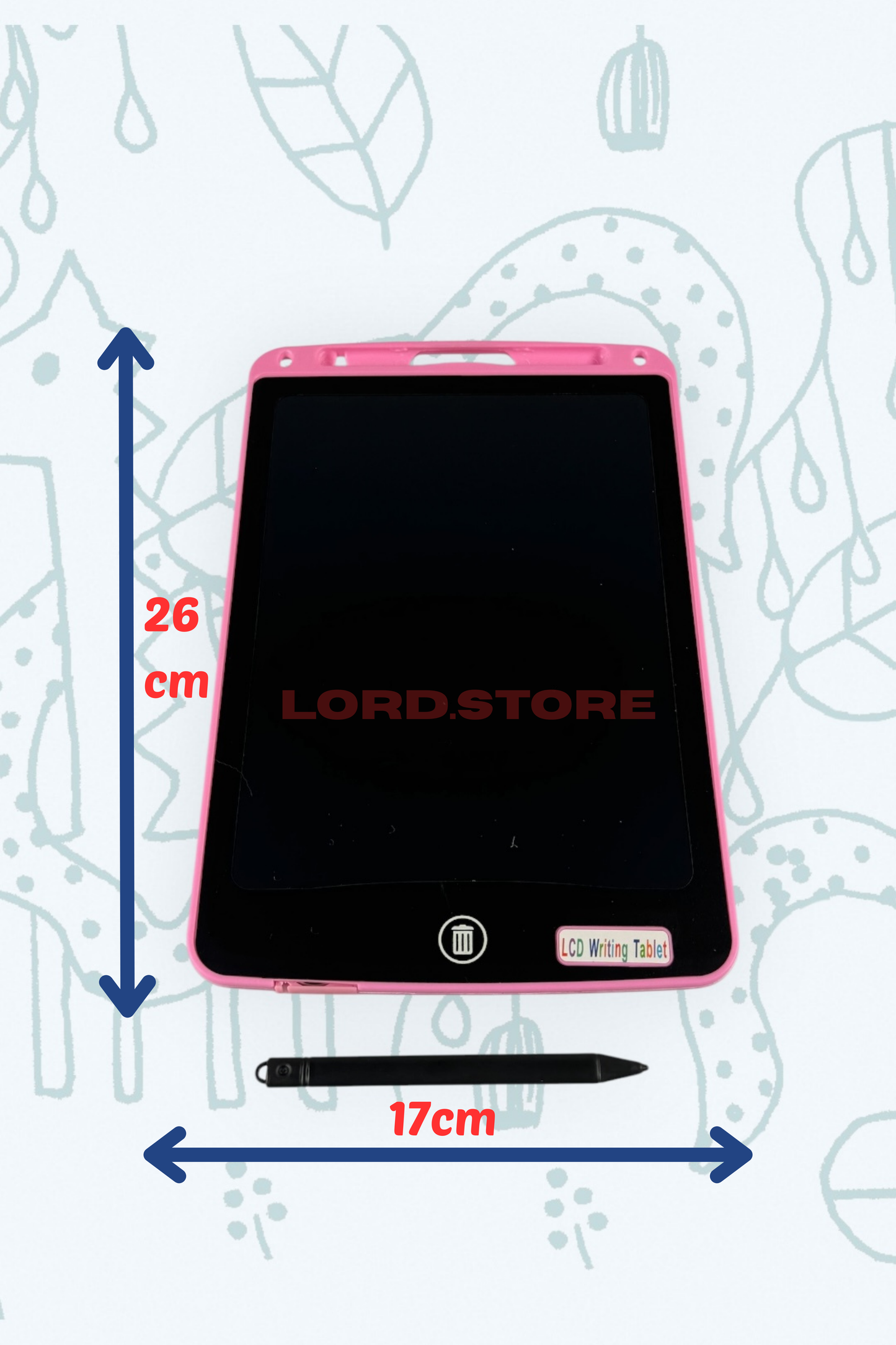 Hediyelik Renkli Writing Tablet Lcd 10Inç Kalemli Çizim Yazı Tahtası Not Yazma Eğitim Tableti
