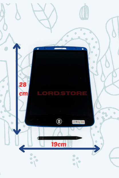 Hediyelik Renkli Writing Tablet Lcd 12Inç Kalemli Çizim Yazı Tahtası Not Yazma Eğitim Tableti