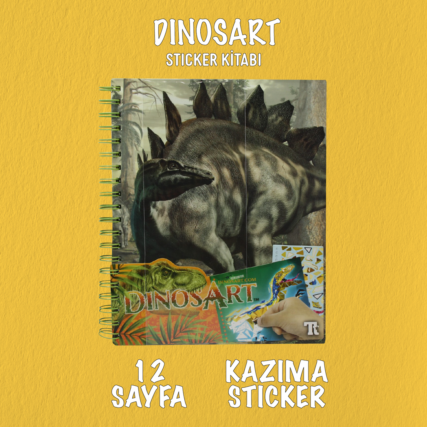 Dinosart Dinazorlu Aktivite ve Sticker Kitabı