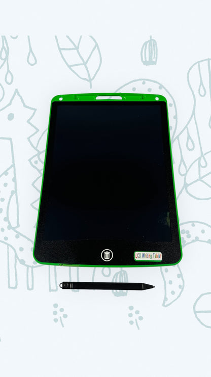 Hediyelik Renkli Writing Tablet Lcd 12Inç Kalemli Çizim Yazı Tahtası Not Yazma Eğitim Tableti