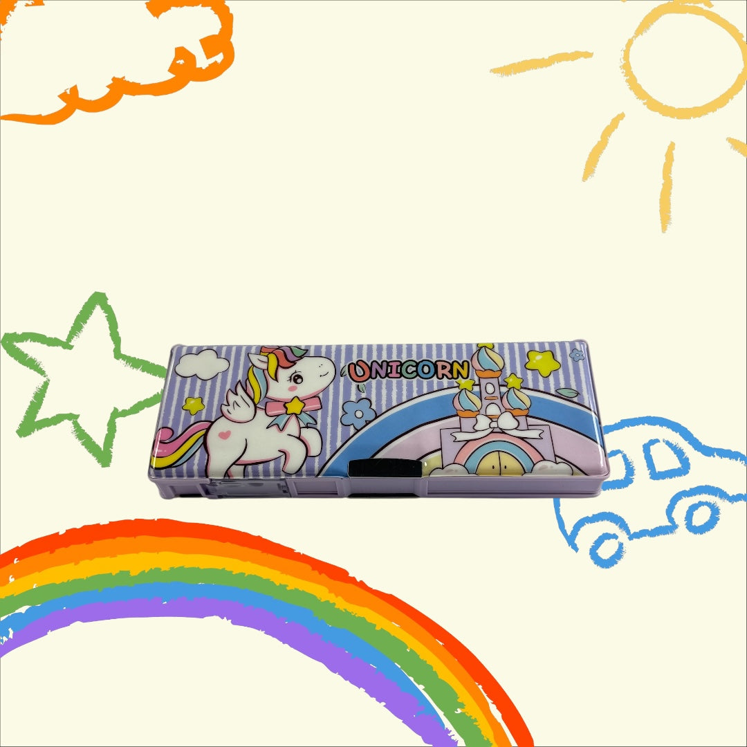 Unick Color Unicorn Hesap Makineli Fonksiyonel Kalem Kutusu