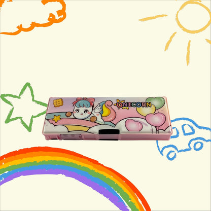 Unick Color Unicorn Hesap Makineli Fonksiyonel Kalem Kutusu