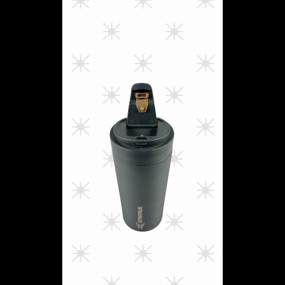 STARMUG Sızdırmaz Kapaklı Paslanmaz Çelik Termos Bardak 380 ml