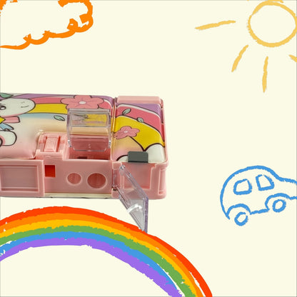 Unick Color Unicorn Hesap Makineli Fonksiyonel Kalem Kutusu