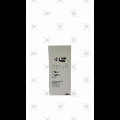 STARMUG Sızdırmaz Kapaklı Paslanmaz Çelik Termos Bardak 380 ml