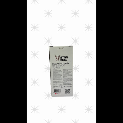 STARMUG Sızdırmaz Kapaklı Paslanmaz Çelik Termos Bardak 380 ml