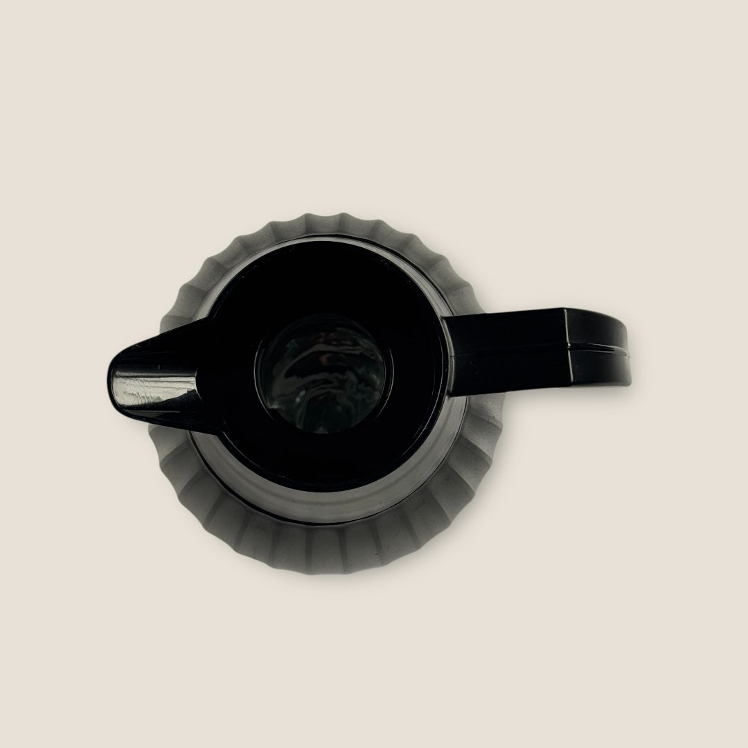 Oluklu Gövde 1,5 Lt Termos - Siyah