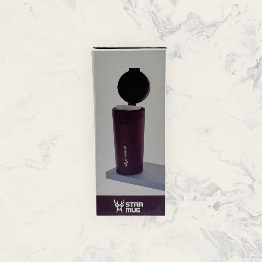 STARMUG Sızdırmaz Kapaklı Paslanmaz Çelik Termos Bardak 380 ml