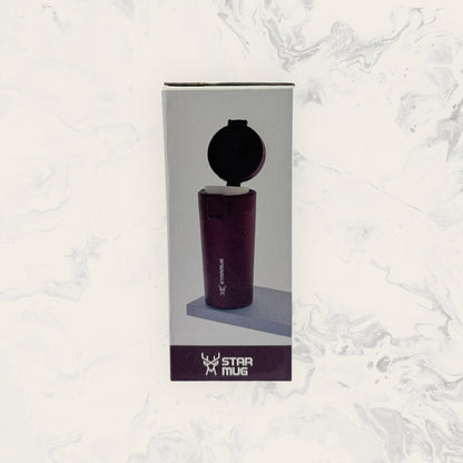 STARMUG Sızdırmaz Kapaklı Paslanmaz Çelik Termos Bardak 380 ml