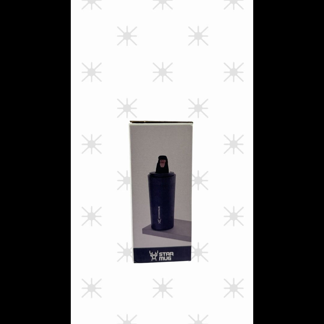 STARMUG Sızdırmaz Kapaklı Paslanmaz Çelik Termos Bardak 380 ml