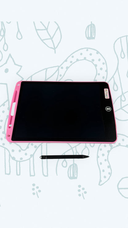 Hediyelik Renkli Writing Tablet Lcd 12Inç Kalemli Çizim Yazı Tahtası Not Yazma Eğitim Tableti