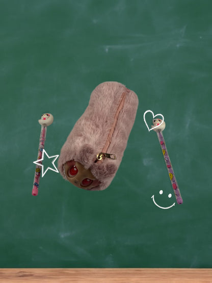 Kız Çocuk Okul Seti Unicorn Defterli – Sırt Çantası, Suluk, Beslenme Çantası, Peluş Kalemlik, Defter