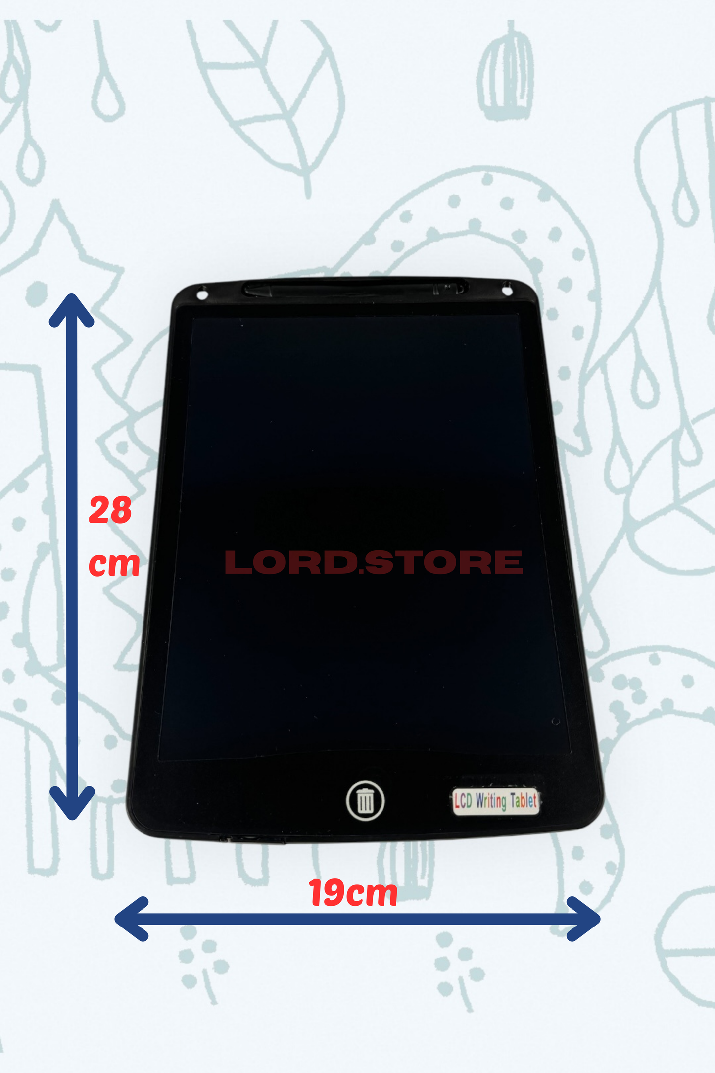 Hediyelik Renkli Writing Tablet Lcd 12Inç Kalemli Çizim Yazı Tahtası Not Yazma Eğitim Tableti
