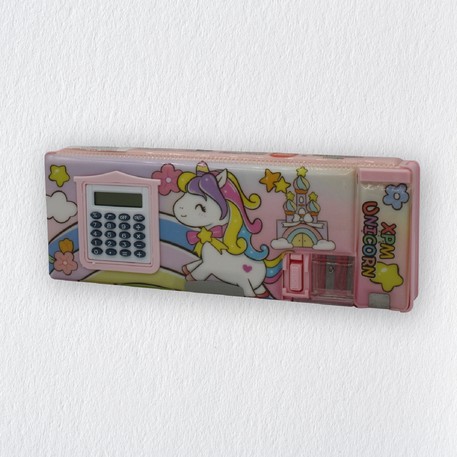 Unick Color Unicorn Hesap Makineli Fonksiyonel Kalem Kutusu